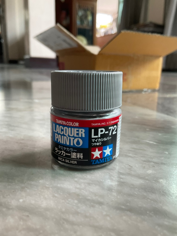 TAMIYA 82172 Lacquer Paint LP-72 Mica Silver (Gloss, 10ml)  สีแลคเกอร์ทามิย่าแท้ สีไมก้าซิลเวอร์ paint | Shopee Thailand