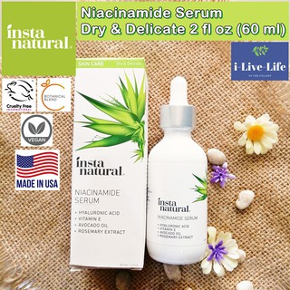 Niacinamide Serum Dry &amp; Delicate 60 mL - InstaNatural