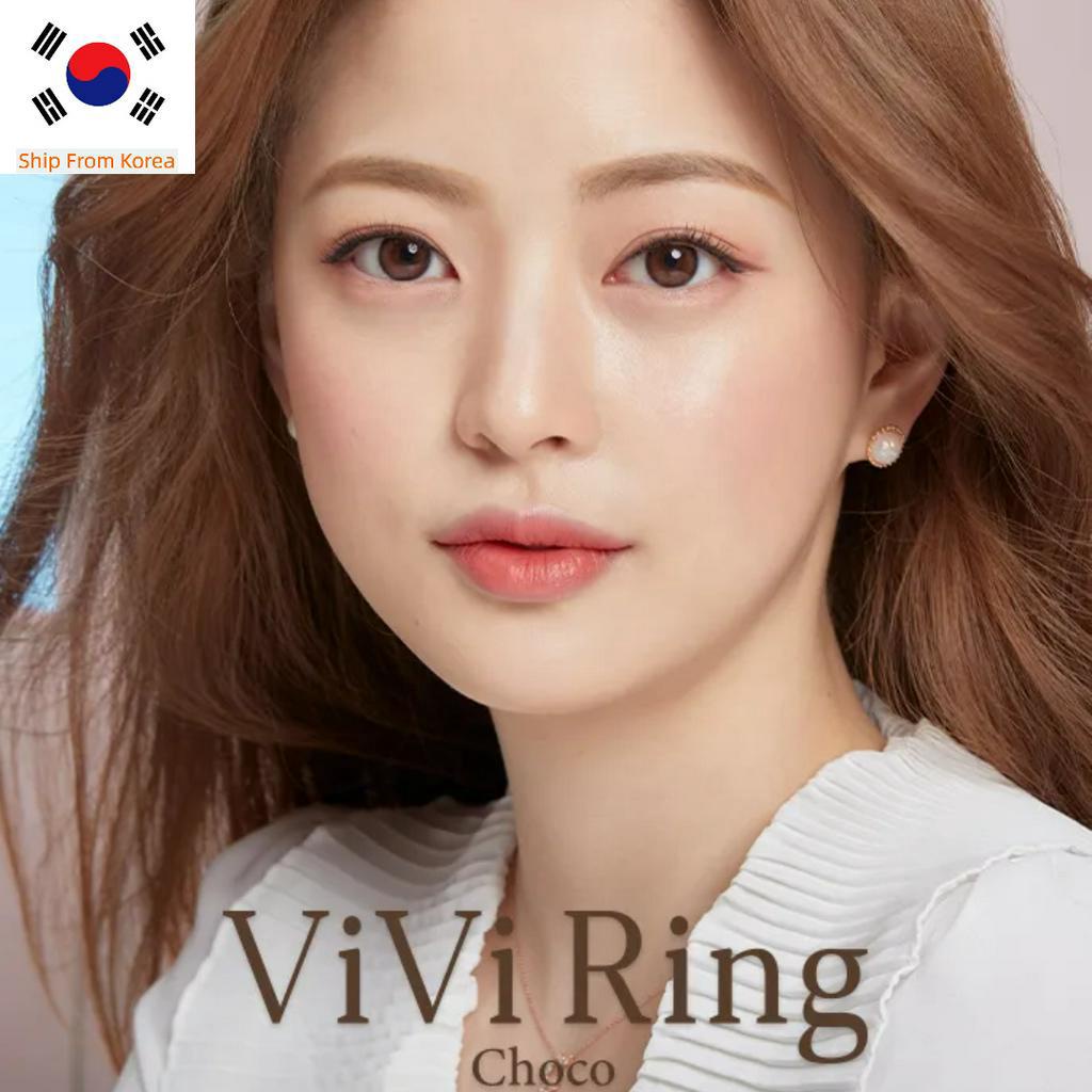 Olens VIVIRING CHOCO 2P, คอนแทคเลนส์, เลนส์เกาหลี, ชมพูดํา, ลิซ่า, เลน,