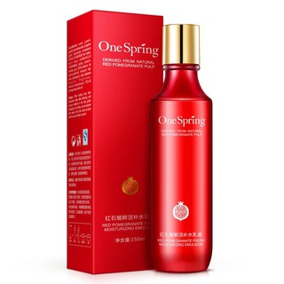 โทนเนอร์ทับทิม อิมัลชั่นทับทิม ชุ่มชื้น กระจ่างใส เด้งกระชับ One Spring Pomegranate Lotion&amp;Toner  120 Ml.