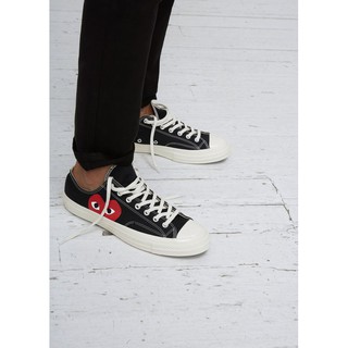 Converse x Comme des garcons สีดำ