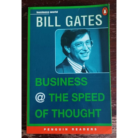 BILL GATES BUSINESS @ THE SPEED OF THOUGHT ฉบับภาษาอังกฤษมือสอง