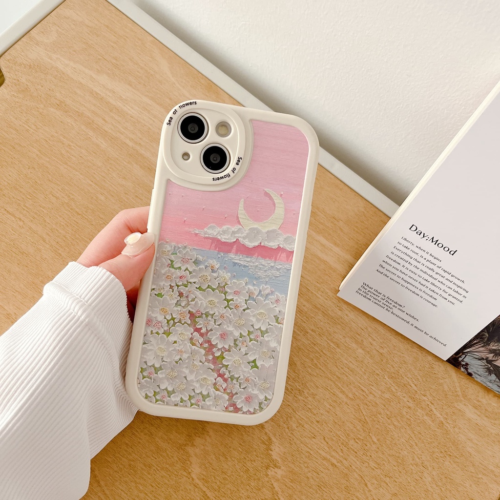 เคสโทรศัพท์มือถือ หนัง PU ซิลิโคนนิ่ม ลายดอกไม้น่ารัก สําหรับ VIVO Y21 Y33S Y21S Y20i Y20 Y20S G Y12