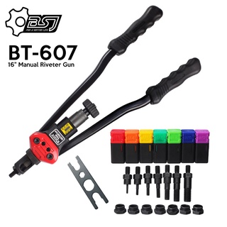 Bt-607 16&amp;quot; ชุดเครื่องมือปืนรีเวทนัทแมนนวล M3 M4 M5 M6 M8 M10 M12