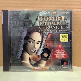 แผ่นแท้ [PS1] Tomb Raider V - Chronicles (Japan) (SLPM-86779 | 87160) Lara Croft 5