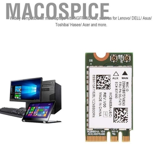 อะแดปเตอร์ไร้สาย Macospice Ngff M 2 Dual 433 Mbps 802 . 11 A / C 4 Ghz 5 Bs