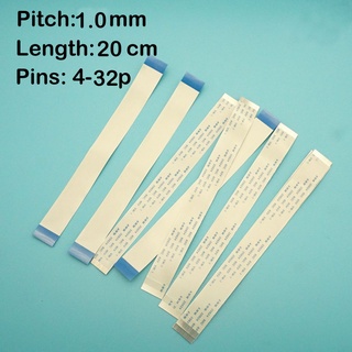(2 ชิ้น) 1.0 มม.20 ซม.4-32P Pitch Flex Cable แบน FFC Forward…