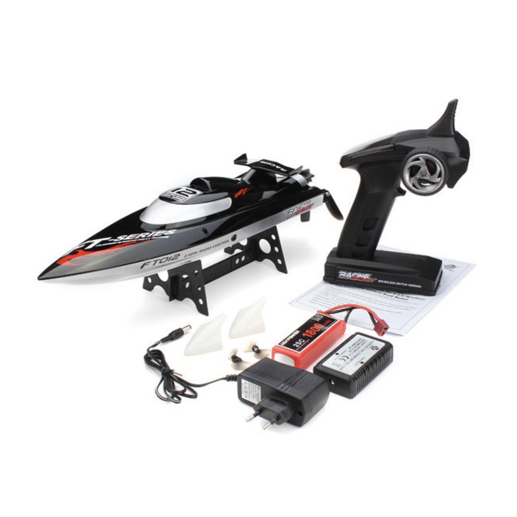 เรือบังคับไฟฟ้าRC Racing Boat SERVO FT012 ระบายความร้อนด้วยน้ำ ทำความเร็วได้กว่า 45 KM/H