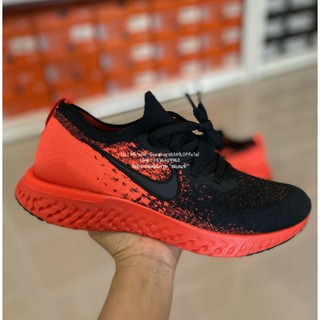 🌬ทางร้านจำหน่ายรองเท้าผ้าใบ ลิขสิทธิ์แท้เท่านั้น💯🤓Epic React Flyknit 2 Black Infrared👉ป้ายญี่ปุ่น🇯🇵