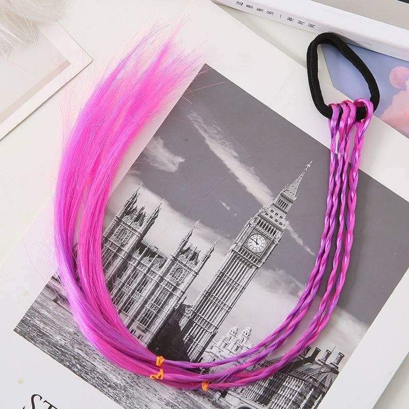 สินค้ามาแรง วิกผมเด็ก​ วิกผมหางม้า​ กิ๊บ​ทำสี​ ถักเปียเล็กๆ​ ถักเปียด้วยมือยางรัดผมแต่งเปียไหมเทียม​ ยางรัดผมอินเทรนด์​