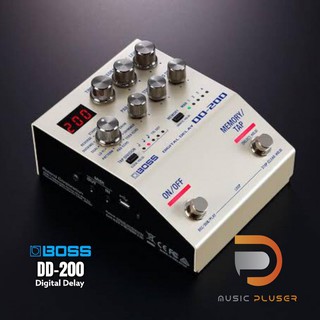 Boss DD-200 Digital Delay คุณภาพเสียง AD/DA 32 bit การประมวลผล 32 bit 96 kHz ฟังก์ชั่น Phase Loop สามารถอัด Loop ได้60วิ