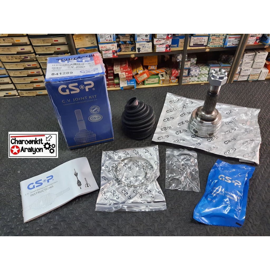 GSP หัวเพลาขับนอก NISSAN นิสสัน MARCH มาร์ช Almera อเมร่า K13 1.2 ปี 2010-2016 NO ABS 814289 (25-29-