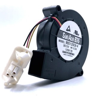 Free Shipping New For Sanyo San Ace B76 7020 7cm fan 9BD12SC6 9BD12SC6-4 12V 0.3A 3wires blower new in stock