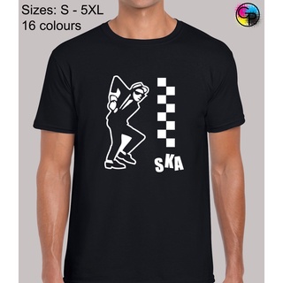 เสื้อยืด พิมพ์ลาย Ska Cool Novelty Funny Music Northern Regular Fit สําหรับผู้ชายS-5XL