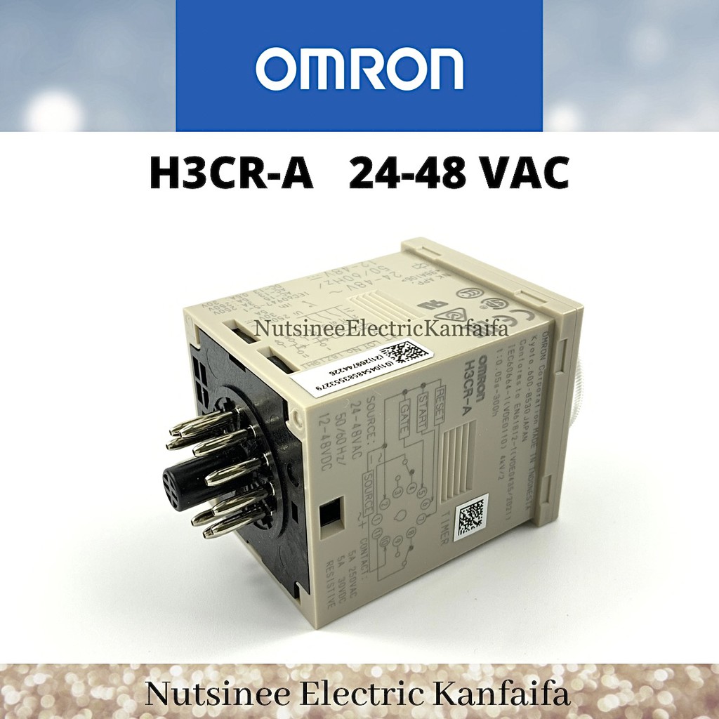H3CR-A OMRON 24-48 VAC ของแท้ ราคา 1,100 บาท