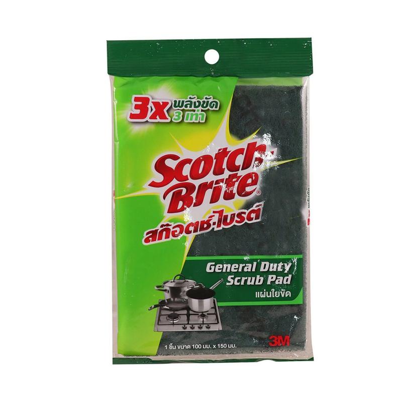 Scotch Brite 100% Orginal 3M General Duty Scrub Sponge Cuci Mangkuk /Cucci Periuk