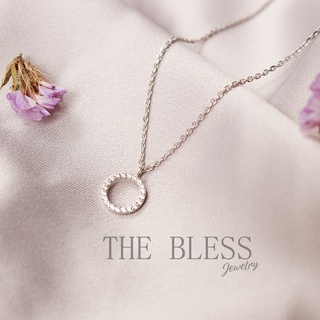 The Bless Jewelry สร้อยคอเงิน 92.5% 💰 ชุบโรเดียม Rhodium เเท้ งานเกาหลี 100% 🔥พร้อมส่ง!!🔥 (TB-NK45217)