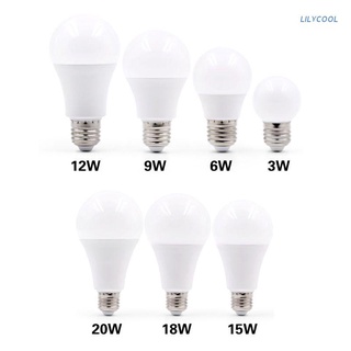 LILY* Led Bulb Light E27 Spotlight 3W 5W 6W 7W 9W 12W 15W 18W AC 220V Indoor