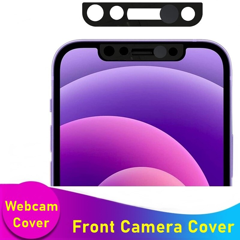 WebCam ฝาครอบด้านหน้าเลนส์โทรศัพท์สําหรับ 14 PRO MAX พลาสติกป้องกันความเป็นส่วนตัวกล้องเลนส์สําหรับ iPhone XS XR 11 12 13 PRO MAX