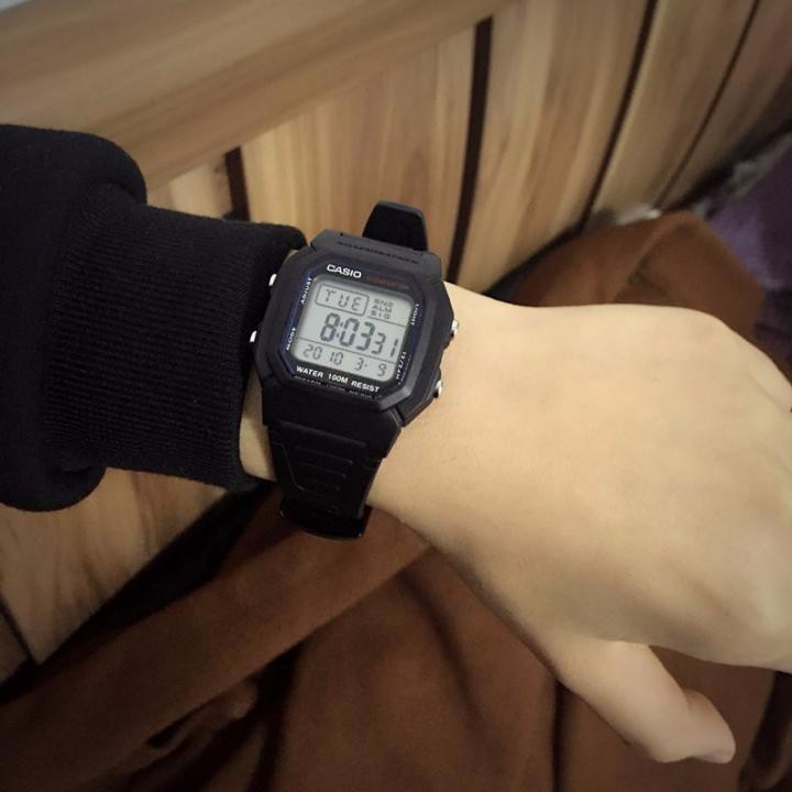 นาฬิกา Casio แท้ รุ่น W-800H นาฬิกาข้อมือ หน้าปัดดิจิตอล สำหรับผู้ชาย -ของแท้ 100% รับประกันสินค้า1 ปีเต็ม