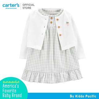 Carters Dress+Short Sleeve 2Pc Gingh L8 คาร์เตอร์เสื้อผ้าชุดเซทกระโปรง+เสื้อ