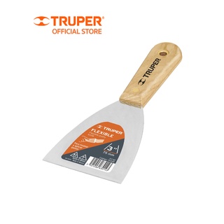 TRUPER 14450 เกียงเหล็กโป้วสี 4 นิ้ว ด้ามไม้