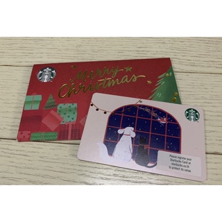 บัตรเปล่าstarbucks สตาร์บัคส์ Christmas 2020 Dog&amp;Cat