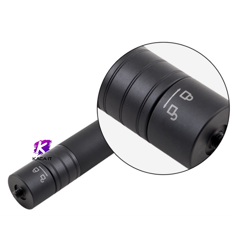 ไม้เซลฟี่ ตัวยึดกล้องสําหรับ Gopro Hero YI XIAOMI แบบพกพาปรับได้ อลูมิเนียมอัลลอยด์ Selfie Stick for DSLR