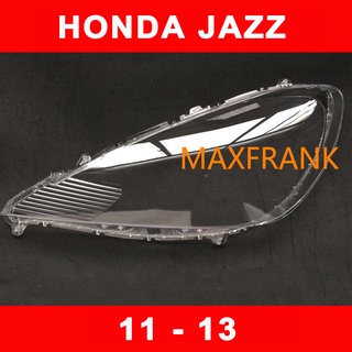 ฝาครอบเลนส์ไฟหน้า（ค่าขนส่งฟรี FREE SHIPPING）ฝาครอบเลนส์ไฟหน้าสําหรับ Honda Jazz 11 12 13 HEADLAMP COVER HEADLIGHT COVER LENS  ฝาครอบไฟหน้า / ฝาครอบไฟหน้าตรงรุ่น สำหรับ / ฝาครอบไฟหน้าสําหรับlamp