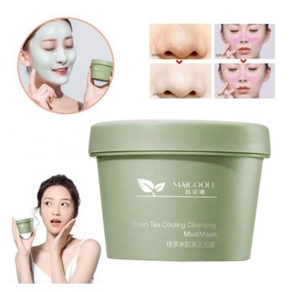 โคลนมาร์คลดสิวชาเขียวMAIGOOLE Green Tea Cooling Cleansing Mud Mask