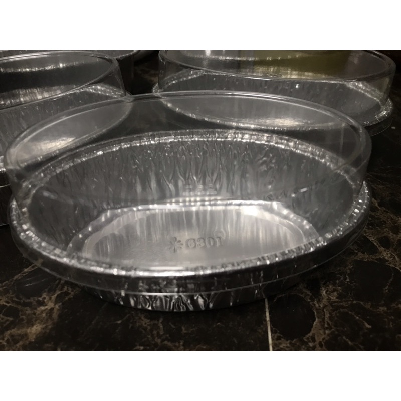 ถ้วยฟอยล์ 6301พร้อมฝา ชุดสุดคุ้ม 50 ชิ้น/แพ็ค