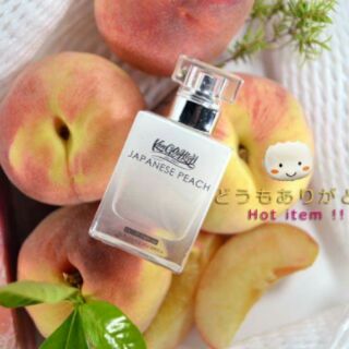 น้ำหอม KSH Japanese Peach (ล็อตสุดท้ายก่อนปรับขึ้นราคา ใช้สติ๊กเกอร์แปะทับขื่อกลิ่น + No box)