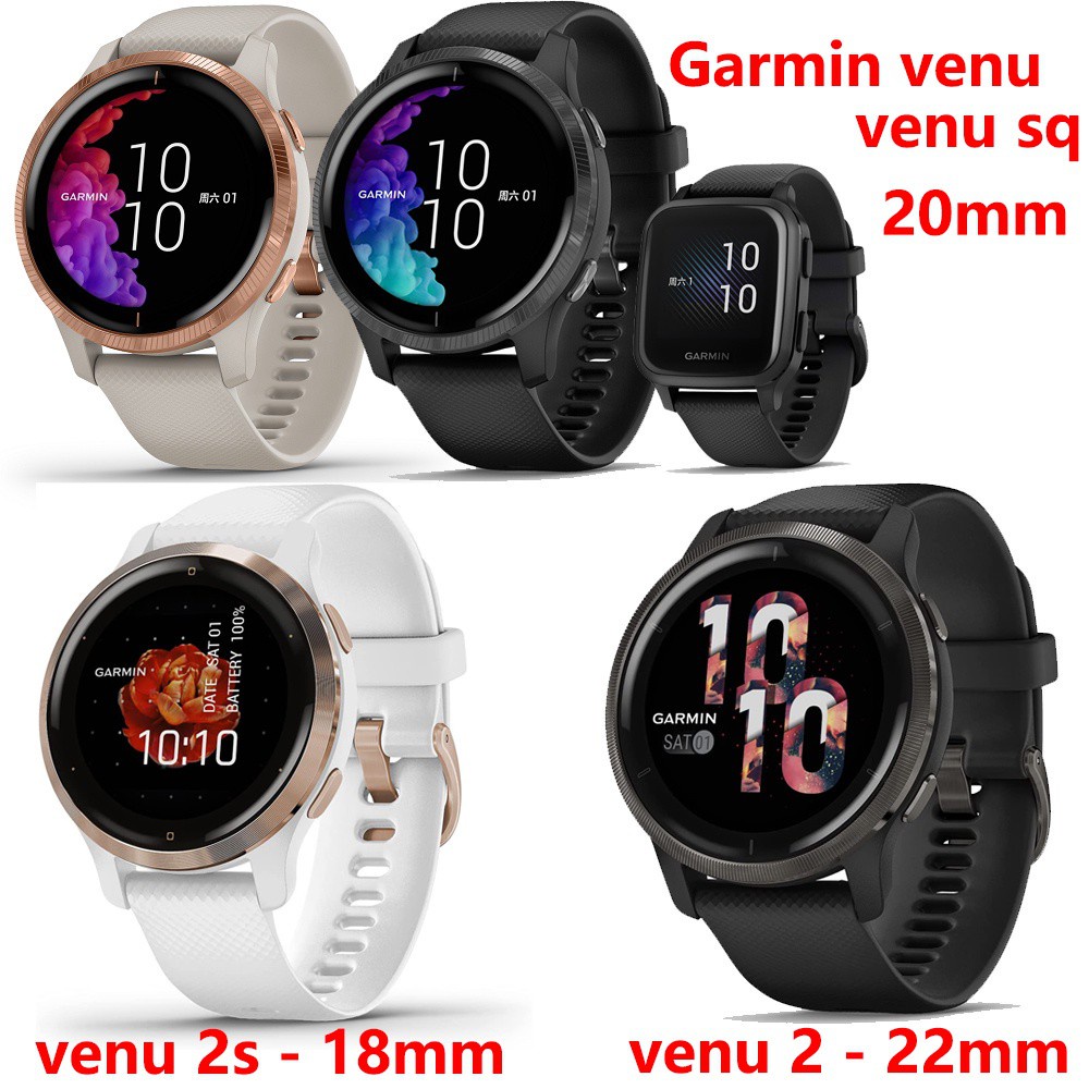 สายนาฬิกาข้อมือเรซิ่น แบบใส สําหรับ Garmin Venu 2