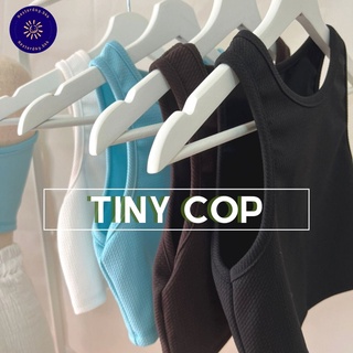 ✨nexterday.bkk✨ tiny cop เสื้อครอป เนื้อผ้าหนา ไม่มีโป๊ สายชิลล์