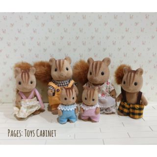 🐿 Sylvanian Families : Furbank Squirrel Family (ครอบครัวกระรอก)