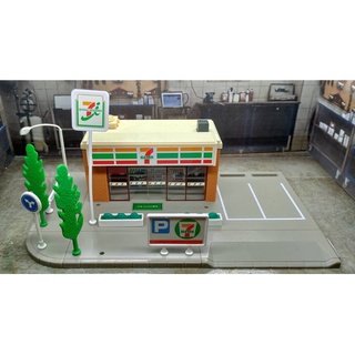 Tomica Town โทมิก้า ทาวน์ ฉาก SEVEN ELEVEN 7-11 Conven Store Japan TOMY Vintage