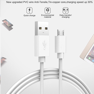 สายชาร์จ Micro USB ยาว 1 เมตร สําหรับ Huawei P Smart 2019 Y9 Y6 Y7 Prime 2018