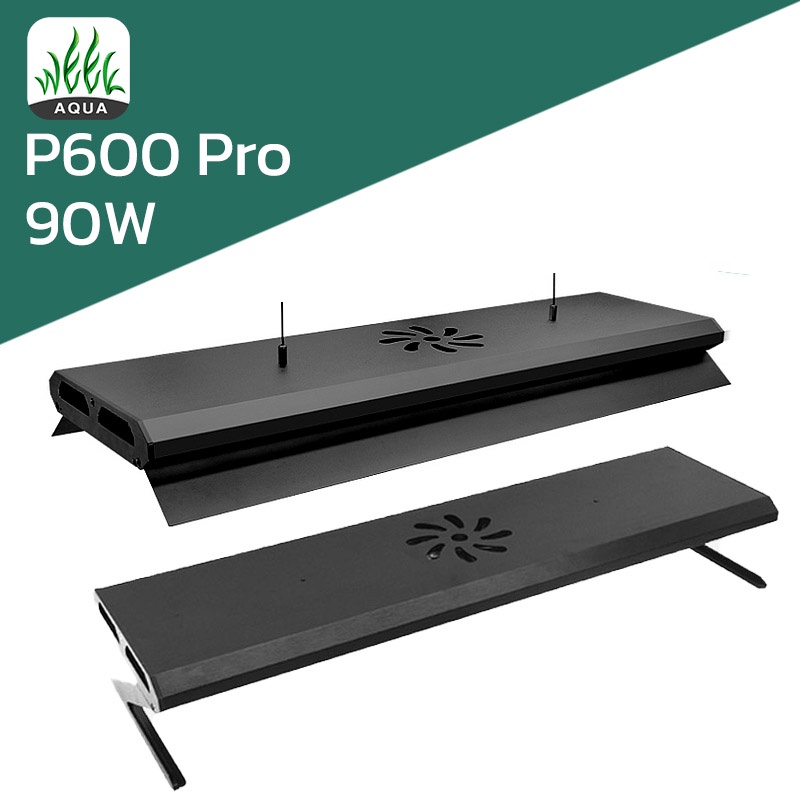 Week Aqua P600 Pro Bluetooth 3.0 โคมไฟปลูกไม้น้ำ และไม้อวบน้ำรุ่นท็อป กำลังไฟ 90W