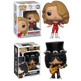 Funko Rocks: Music - Mariah Carey Christmas Slash Pop ฟิกเกอร์ของเล่น ของสะสม