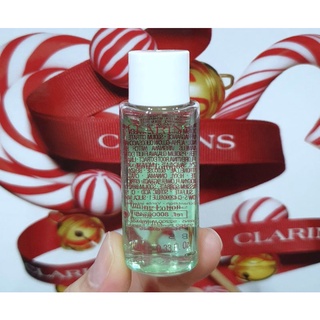 โทนเนอร์ปรับสภาพผิว กระชับรูขุมขน แท้💯%Clarins Toning lotion with Iris Alc free 10ml. มีฉลากไทย