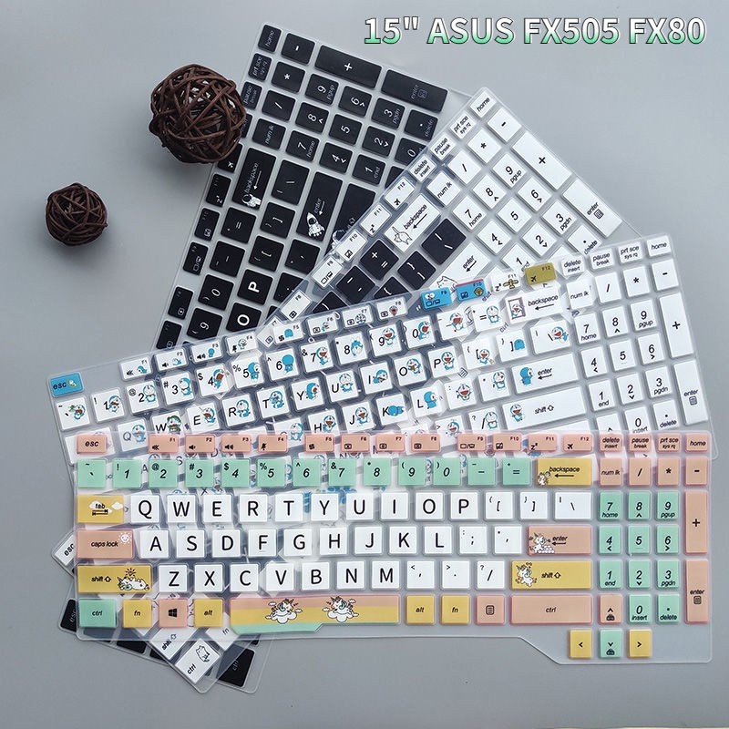 ASUS Tuf Gaming Tuf FX505D คีย์บอร์ด 15.6 นิ้วซิลิโคนแล็ปท็อปคีย์บอร์ด Protector ผิวสําหรับ ROG FX63