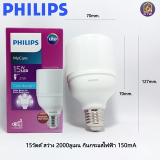 Philips LEDBright หลอดแอลอีดี รุ่นออกแบบใหม่ให้แสงสว่างกว้างกว่าเดิม