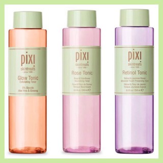 พร้อมส่ง - Pixi Skintreats Glow Tonic Exfoliating Toner ขนาด 100 ml และ 250 ml Pixi Skintrests Retinol Tonic