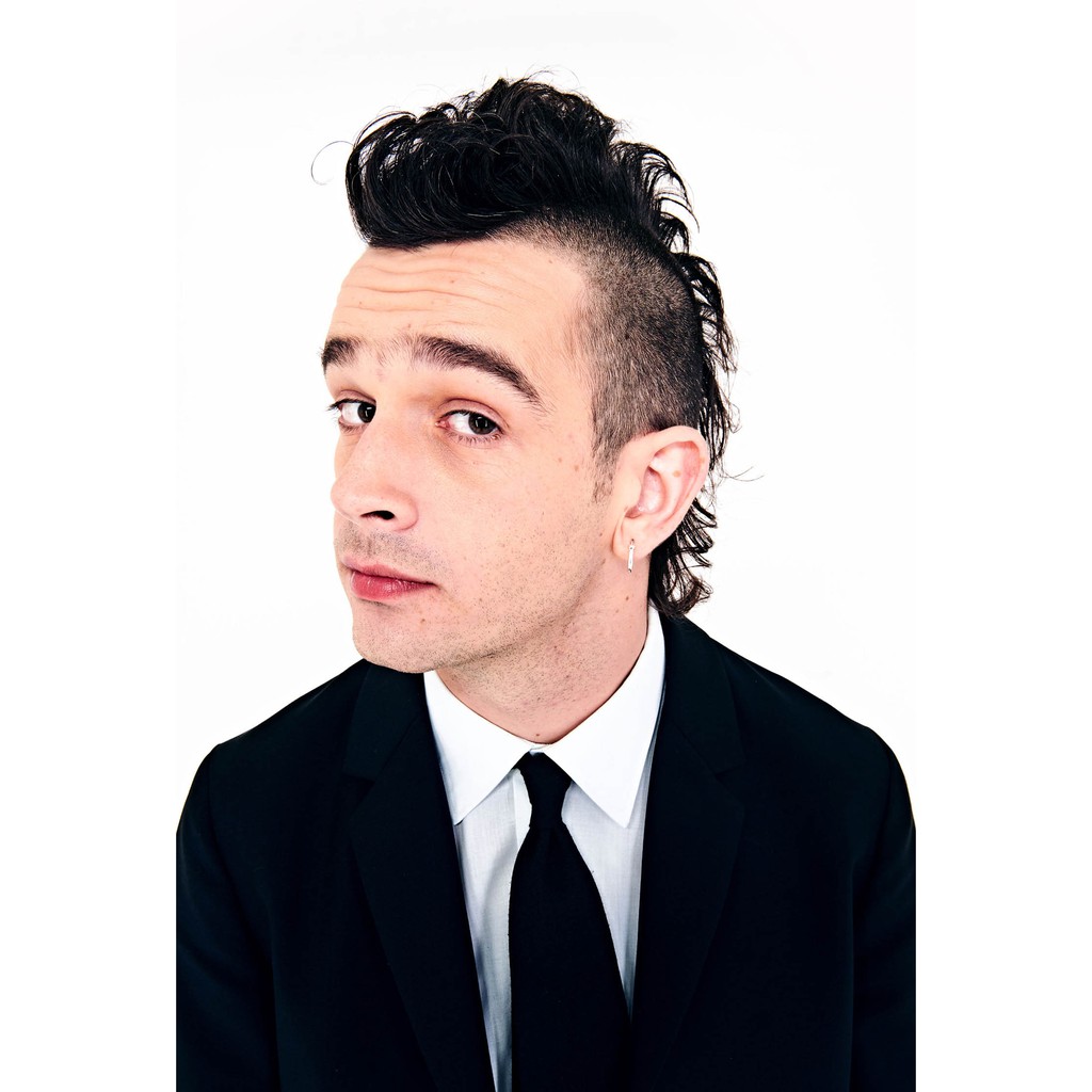 โปสเตอร์ The 1975 Matty Healy แมตทิว ฮิลลี่ โปสเตอร์ ตกแต่งผนัง วงร็อก Music Poster โปสเตอร์วินเทจ โ