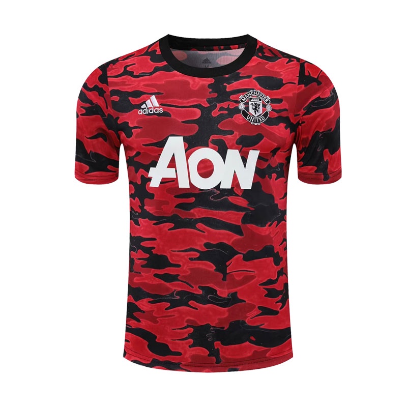 Manchester United Pre Match Warm Top - Black