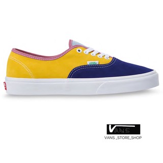 VANS AUTHENTIC SUNSHINE MULTI TURE WHITE SNEAKERS สินค้ามีประกันแท้