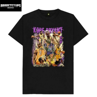 แขนสั้นcrew neckเสื้อยืด พิมพ์ลาย Kobe Bryant Sage สําหรับผู้ชายS-XXXXL