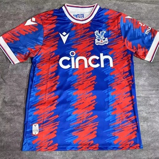 เสื้อกีฬาแขนสั้น ลายทีมชาติฟุตบอลชั้นนํา 22-23 New Crystal Palace ชุดเหย้า และเยือน แห้งเร็ว ไซซ์ S-XXL