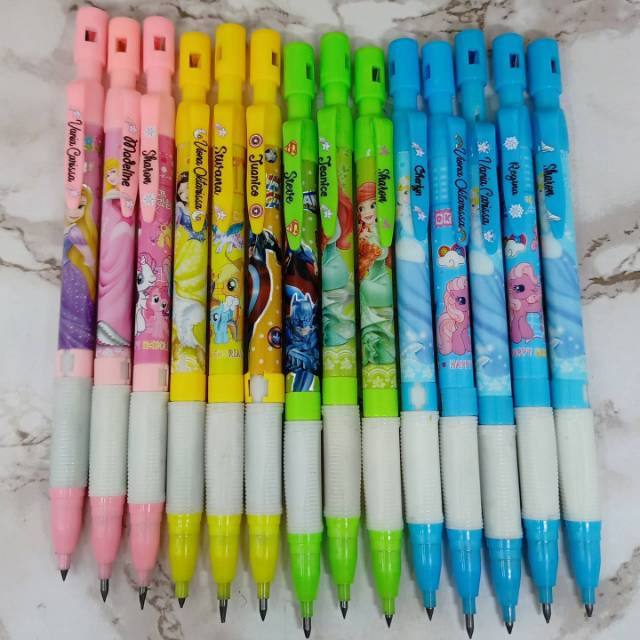 CUSTOM PENCIL (1SET: 4PCS PENCIL + 1 REFILL PENCIL)