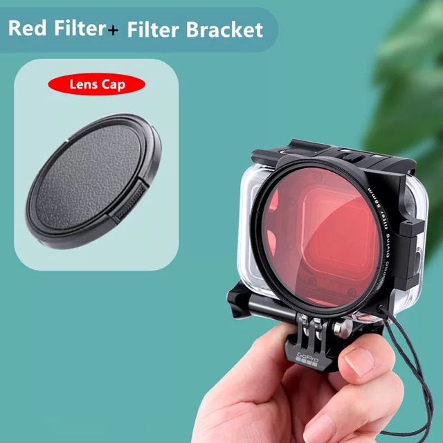 Gopro10 9 8 Filter for Original Waterproof Housing GoPro Hero 8 ชุด ...